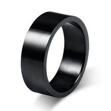 Пара титановых стальных черных колец обручальные кольца Вечная Любовь Обещание помолвка 2024 - купить недорого
