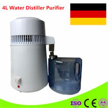 Destilador de agua de acero inoxidable para el hogar, máquina de agua destilada de 4L, seguro, para la salud, disponible en Alemania 2024 - compra barato
