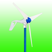 Frete grátis venda quente 5 lâminas dc12v/24 v 400 w ímã permanente gerador de turbina eólica com retificador embutido gerador de vento 2024 - compre barato