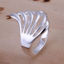 fine summer style silver plated rings 925-sterling-silver jewelry wing rings for women/men SR118 2024 - buy cheap