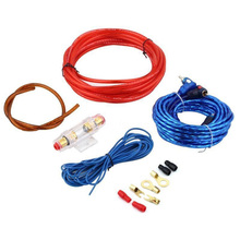 New 1500W Car Audio Wire Wiring Amplifier Cable Subwoofer Speaker Installation Kit 8GA Power Cable 60 AMP Fuse Holder 2024 - buy cheap