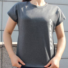 Binand nova carta de pilates padrão fino ajuste esporte feminino camisa de secagem rápida ginásio treino elástico feminino manga curta yoga camisas 2024 - compre barato