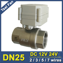 1" Motor Operated Valve With Indicator BSP/NPT Thread 2/3/5/7 Wires Stainless Steel DN25 Full Port On/Off 5Sec For Water Control 2024 - buy cheap