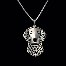 Collar con colgante de Retriever recubierto de rizado para mujer, gargantilla de Color dorado y plateado, Juego del sueño, mejor amiga, 10 unids/lote 2024 - compra barato