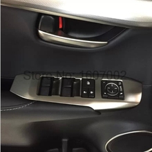 Для Lexus NX 200T 300H 2015 2016 Матовая Внутренняя дверь переключатель стекла накладка только для левшей вождения внутренние молдинги 2024 - купить недорого