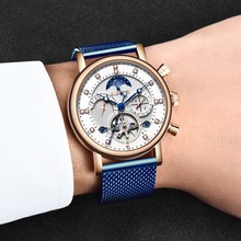LIGE New Men Watch Mechanical Tourbillon Luxury Fashion Brand Leather Man Sports Watches Mens Automatic Watch Relogio Masculino 2024 - buy cheap
