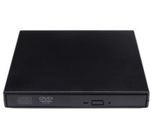 Frete grátis unidades de disco óptico portátil usb 2.0 dvd cd dvd-rom sata capa externa fina para laptop notebook 2024 - compre barato