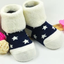 3Pair Baby Infant Children Sock Cute Star Socks 100% Cotton Suitable 3M-3 Year Newborn Non-Slip Sock Kis Children's Clothing 2024 - buy cheap