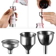 3PCS Mini Stainless Steel Wine Flask Funnel Small Mouth Funnels for Filling Hip Flask Beer Liquid Tools 2024 - buy cheap