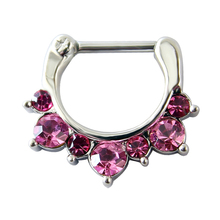 Piercing de nariz e septo, em strass, argola de 16g, para cartilagem, septo, clicker de boca 2024 - compre barato