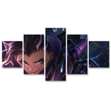 Sombra Overwatchs Canvas Painting 5 Pieces Image Posters and Prints Wall Art Paintings for Living Room on The Wall 2024 - buy cheap