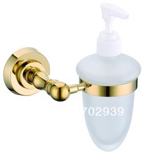 FREE SHIPPING new design 24k GOLD liquid soap dispenser round base 2024 - buy cheap