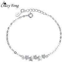 Crazy Feng Charms CZ Crystal Bracelets For Women Girlfriend Christmas Gift Bijoux Trendy Star Beads Chain Pulsera Bangles Jewlry 2024 - buy cheap