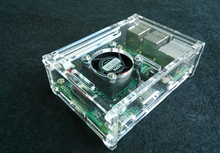 Прозрачный чехол из акрила с кулером, совместим с raspberry pi 2, Raspberry pi 3 model b 2024 - купить недорого