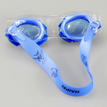 Frete grátis bonito dos desenhos animados à prova dwaterproof água anti-nevoeiro crianças óculos de natação óculos 2024 - compre barato