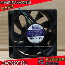 NEW AVC DA07020T12U 7cm cpu ball bearing 7020 4lines temperature control PWM high air volume cooling fan 2024 - buy cheap