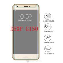 Закаленное стекло для смартфона DEXP G150 Electron 9H Взрывозащищенная защитная пленка для экрана чехол для телефона DEXP G 150 2024 - купить недорого