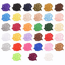 33Pcs/Set Rose Flower Patch Iron On Patches Cartoon Embroidered Cute Patches For Clothes Stickers Stranger Things Applique 2024 - buy cheap