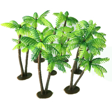 Бонсай искусственные растения мини кокосовое дерево водное моделирование кокосовые деревья аквариум озеленение реквизит украшение сада AQ112 2024 - купить недорого