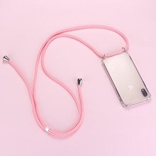 Ремешок шнур цепь лента для телефона ожерелье ремешок для мобильного телефона чехол для переноски Чехол повесить iPhone 11 Pro XS Max XR X 7Plus 8Plus 2024 - купить недорого