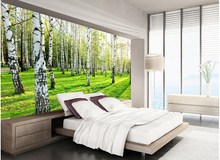 Custom nature wallpaper, the forest landscape for living room bedroom TV background wall waterproof embossed wallpaper 2024 - buy cheap