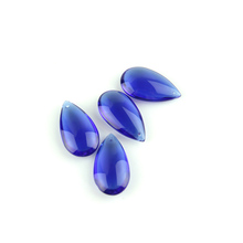Pingente de prisma de aquarela cristal cristal cristal cristal tamanhos 30 com 38mm para decoração
