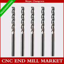 3.175mm*25mm,10pcs,CNC machine solid carbide end mill,woodworking insert milling cutter,3 Flutes end mill,PVC,MDF,Acrylic Cutter 2024 - buy cheap