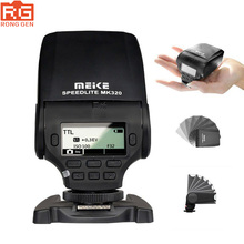 MeiKe-Flash Speedlite MK320 MK-320 TTL Mini GN32, MK-320C para Canon 750D 700D 60D 5D III 7D II 77D 760D 7D Mark II 5DIII 7D 2024 - compra barato