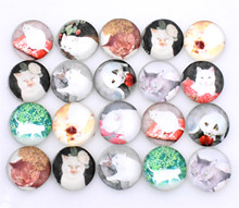 40pcs/lot Glass Cabochon 12mm Mixed Round Dog Photo Cameo Cabochon Setting Supplies for Jewelry Accessories Handmade Pattern. 2024 - buy cheap