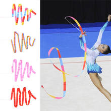 Новый дизайн, танцевальная лента для спортзала, художественная гимнастика, стержень для балета 2024 - купить недорого