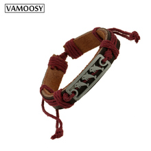 Vamoosy pulseiras e braceletes de couro, para mulheres, braceletes de golfinho, pulseira diy, 2018 2024 - compre barato