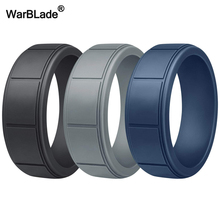 Fashion Silicone Rings Men Wedding Rings Rubber Bands Men Outdoor Sport Hypoallergenic Crossfit Flexible Silicone Finger Rings 2024 - buy cheap