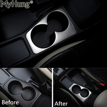 For Mitsubishi Pajero Sport 2011 To 2014 Car Water Cup Holder Decoration Trim Stainless Steel Car Sticker 1pc Car-Styling 2024 - buy cheap