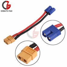 Conector Banana macho EC2 a enchufe XT60, adaptador de cable hembra para batería Lipo RC, ¡oferta! 2024 - compra barato