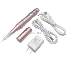 Rose Gold Wireless PMU Microneedles Beauty Tattoo Eyebrow Machine Pen Permanent Makeup Machine Cartridge Needles 2024 - buy cheap