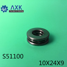 Rolamento esférico de aço inoxidável s51100 10*24*9mm (2 peças) 2024 - compre barato