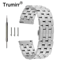 20mm 22mm Stainless Steel Watch Band Quick Release Strap for Orient Watchband Butterfly Clasp Wrist Belt Bracelet Black Silver 2024 - buy cheap
