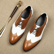 Sapatos formais para negócios, estilo britânico, esculpido em couro de vaca, vestido de noiva e primavera 2024 - compre barato