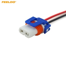 FEELDO 2Pcs Car Headlight 9006 Socket Harness Ceramic Connector Plug #AM5461 2024 - buy cheap