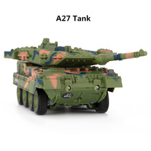 Coche tanque 2A7 1128, tanque de artillería de historia, Control remoto, coche militar, coche de juguete eléctrico, regalo de cumpleaños 2024 - compra barato