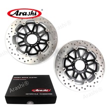 Arashi 1 Pair CB1 400 1989 1990 CNC Floating Front Brake Disc For HONDA CB 1 400 1989 1990 Motorcycle Brake Rotors Black 2024 - buy cheap