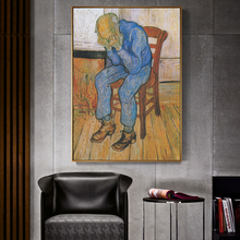 Trauernder alter Mann Canvas Paintings Reproductions Van Gogh Artwork Impressionist Wall Art Prints For Living Room Wall Decor 2024 - buy cheap
