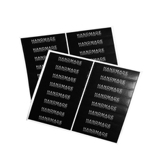1600pcs/pack Simple Black Handmade Rectangular sealing Stickers Label Sealing Sticker Gift Tag Gifts Decoration DIY gift sticker 2024 - buy cheap