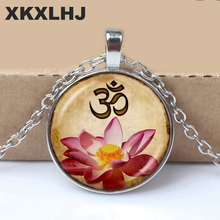 XKXLHJ 1 Piece Fashion White Zen Buddhism Yoga Muslim Meditation Mandala Necklace Vintage Jewelry High Quality 2024 - buy cheap