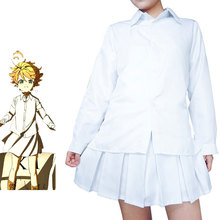 Anime The Promised Neverland Emma Cosplay Costume Yakusoku no Neverland Cosplay Costume Girl School Uniform wig for Women 2024 - buy cheap