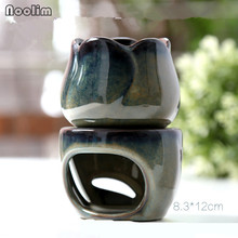 Split Type Ceramic Oil Candle Aromatherapy Fragrance Mini Concise Aroma Burner Home Yoga House Decoration 2024 - buy cheap