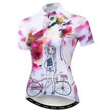 Maillot de Ciclismo profesional para mujer, Camiseta deportiva para bicicleta de montaña o de carretera, 2019 2024 - compra barato