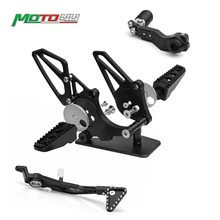New Motorcycle Adjustable Folding Rear Foot Brake Lever Pedal+Gear Shift Lever +Footrest sets For BMW R nineT 2014-2018 R9T 2024 - buy cheap