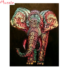 40x50cm DIY 5D Diamond Mosaic Elephant Full Round/square Drill Diamond Painting Cross Stitch Kit animal Diamonds Embroidery sale 2024 - buy cheap