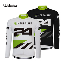 HERBALIFE 24 Cycling Jerseys Ropa Ciclismo Cycling Jersey Long Sleeve Sports Clothing Full Voyage Mondiale Bicycle long 8008 2024 - buy cheap